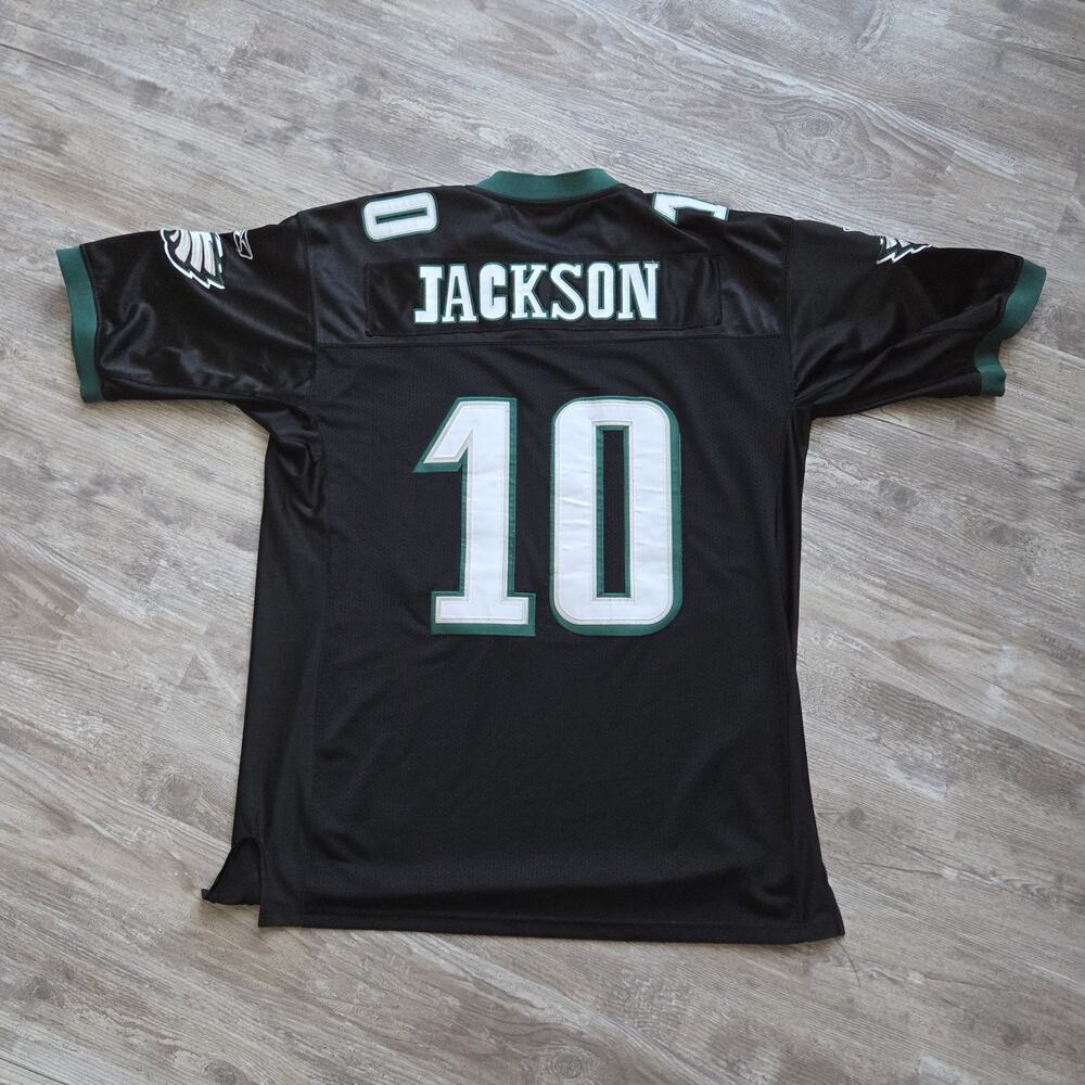 Philadelphia Eagles Jersey DeSean Jackson #10 Reebok Alternate Black Size 52 NFL